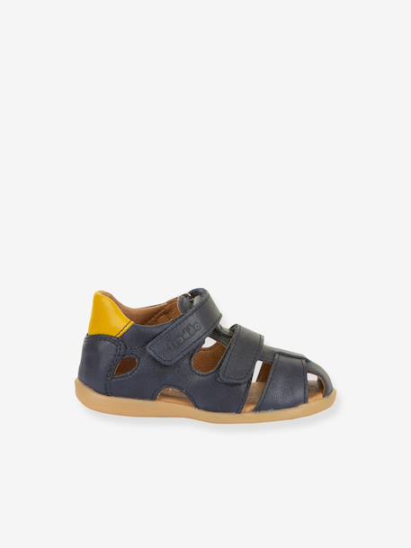 DALLAS Closed Sandals for Girls, FRODDO beige+brown+navy blue 