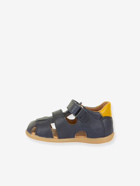 DALLAS Closed Sandals for Girls, FRODDO beige+brown+navy blue 