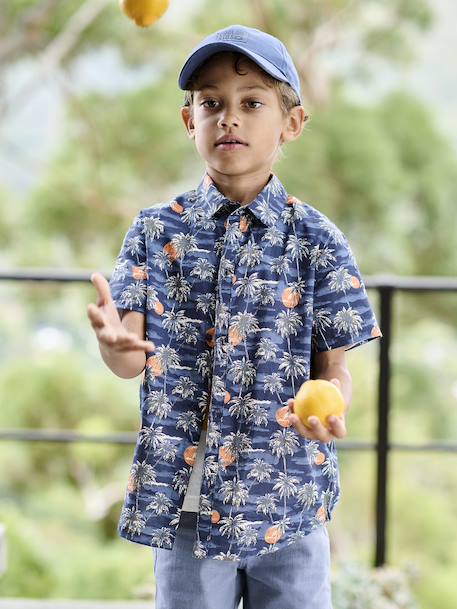 Shirt for Boys navy blue 