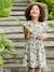 Printed Cotton Gauze Dress for Girls sage green 