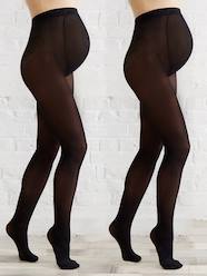 Pack of 2 pairs of opaque Maternity tights