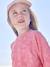 Fleece Sweatshirt & Floral Shorts Set for Girls sweet pink 