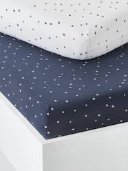 Bedding & Decor-Baby Bedding-Fitted Sheets-Set of 2 Cotton Fitted Sheets for Babies