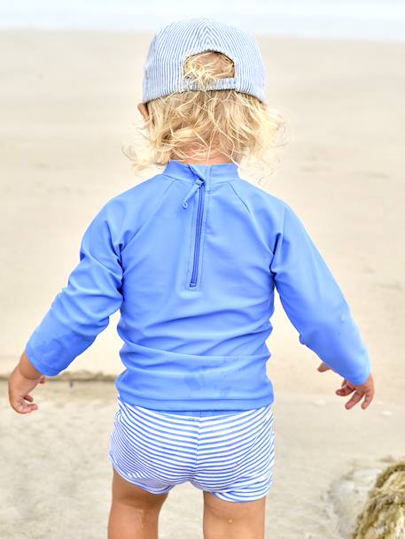 Baby Swim Set: UV-Protection T-Shirt & Shorts blue 