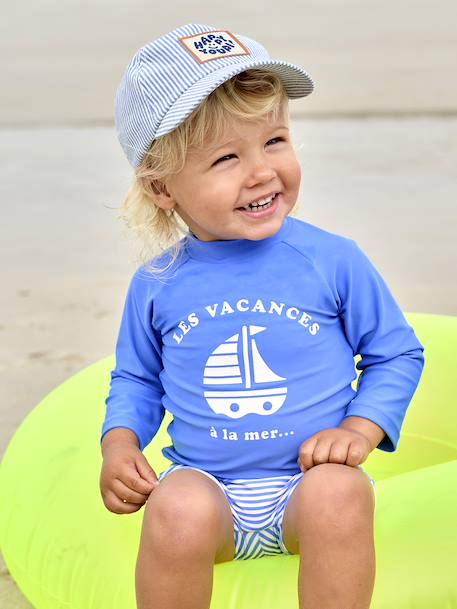 Baby Swim Set: UV-Protection T-Shirt & Shorts blue 