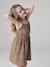 Cotton Gauze Strappy Dress for Girls beige+coral+emerald green 