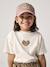 Short-sleeved printed T-shirt for girls anthracite+beige+pale yellow+sandy beige+vanilla 