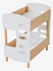 Toys-Wooden Bunk Bed for Dolls