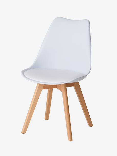 Scandinavian Primary School Chair green+rose+white 