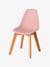 Scandinavian design nursery chair rose+white 