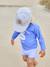 'Happy Youpi' Cap for Babies striped blue 