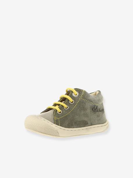 Ankle Boots for Babies, Cocoon by NATURINO® beige+olive 
