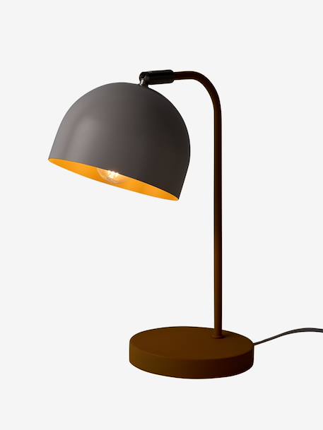 Two-Tone Metal Table Lamp cinnamon+rose 