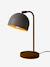 Two-Tone Metal Table Lamp cinnamon+rose 