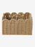 Essential Decorations: Scalloped pencil pot beige 
