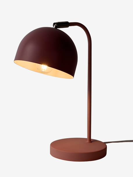 Two-Tone Metal Table Lamp cinnamon+rose 