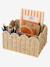 Essential Decorations: Scalloped pencil pot beige 