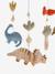 Musical dinosaur mobile MINISAURUS beige 