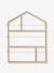 Wooden House-Shaped Collage Holder beige 