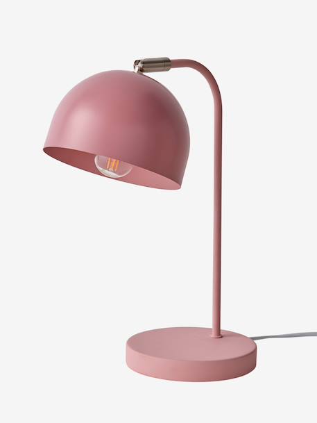 Two-Tone Metal Table Lamp cinnamon+rose 