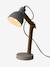 Articulated Wood & Metal Table Lamp rose+white 
