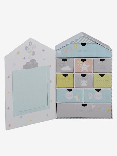 Newborn Box with Drawers Multi 