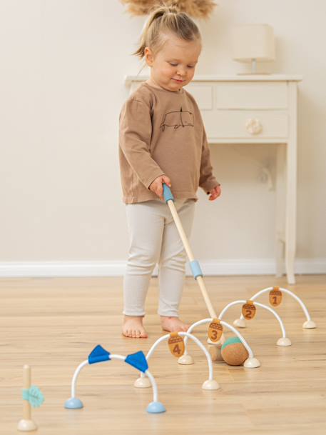 KORKO cork croquet set multicoloured 