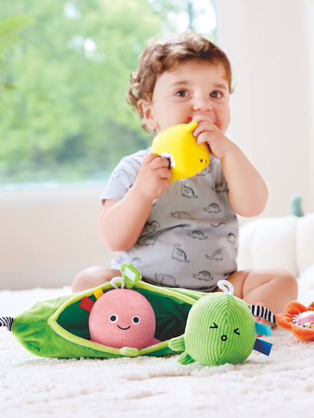 3 Little Peas Rattle, HAPE multicoloured 