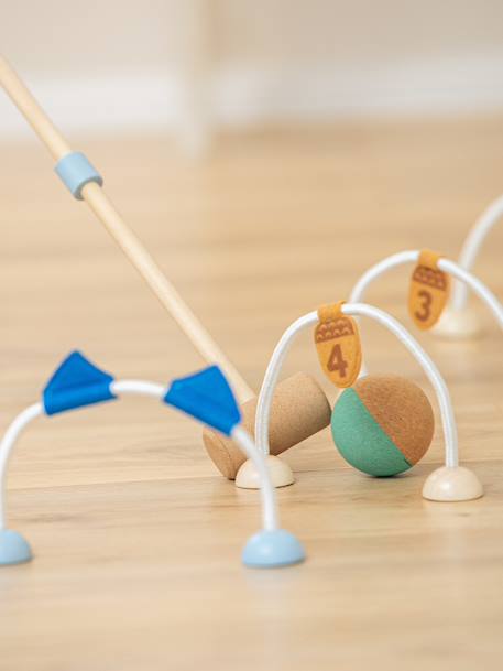 KORKO cork croquet set multicoloured 