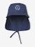 Bucket Hat with Detachable Neck Warmer, for Babies indigo 