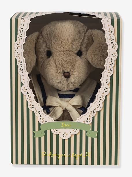Luca Sailor Plush Dog, KONGES SLOJD brown 