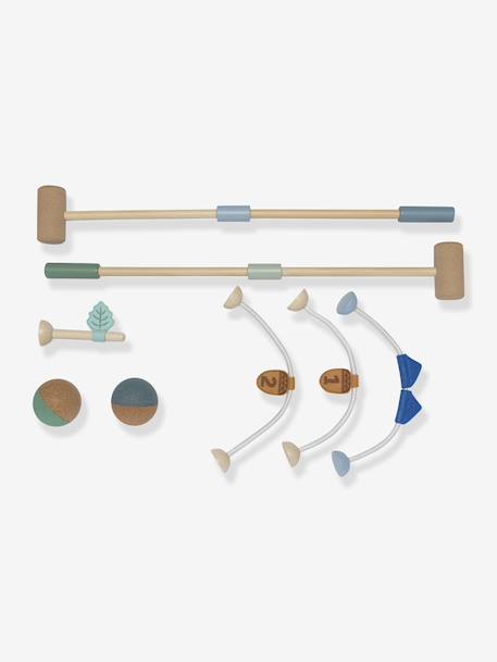 KORKO cork croquet set multicoloured 