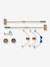 KORKO cork croquet set multicoloured 