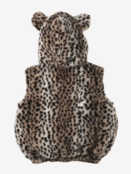 Leopard baby dress up beige 