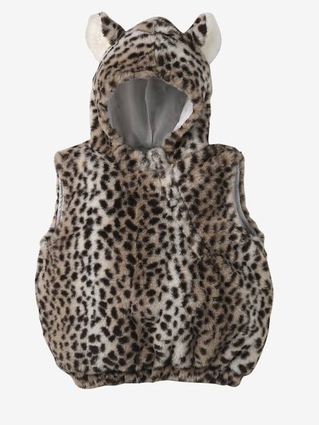 Leopard baby dress up beige 