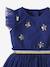 Princess Dress with Stars Costume blue+rose 
