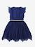 Princess Dress with Stars Costume blue+rose 