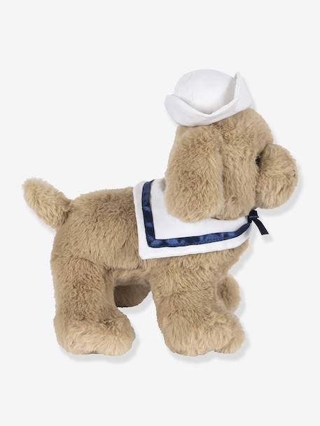 Milou dog cuddly toy and its KONGES SLOJD cushion brown 
