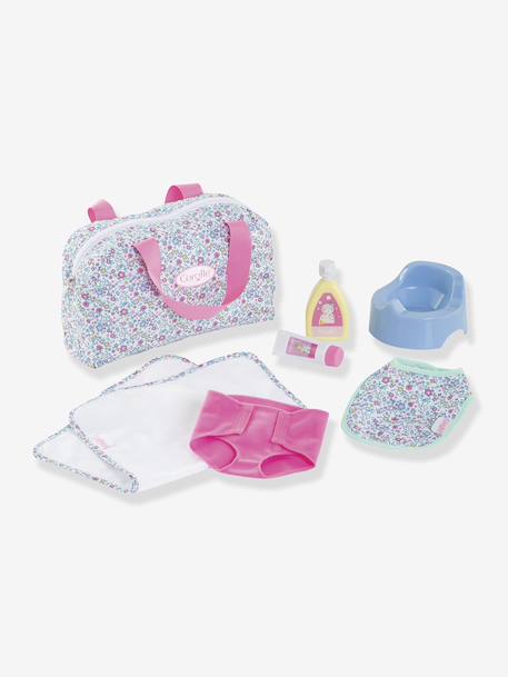 Set of Floral Nappy-Changing Accessories - COROLLE printed pink 