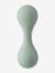 MUSHIE silicone rattle blue 