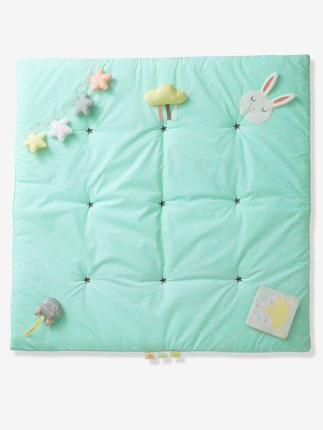 Soft Activity Mat, Funny Baby Light Green/Print 
