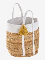 Bedroom Furniture & Storage-Wicket Basket with Lurex Thread, Marguerite