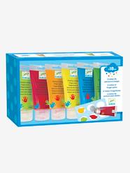 Toys-Arts & Crafts-Painting & Drawing-6 Finger Paint Tubes, by DJECO