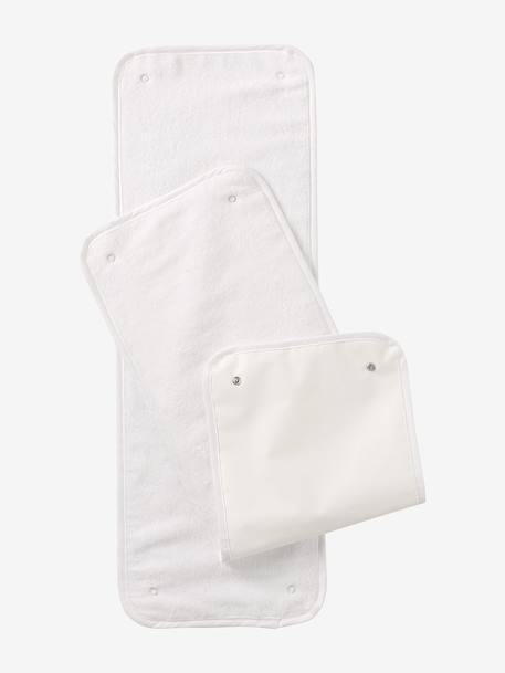 Pack of 2 Replacement Towels for Portable Changing Mat ecru 