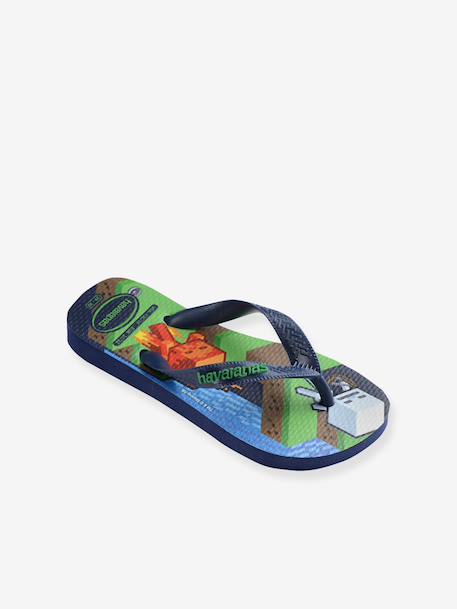 Minecraft HAVAIANAS flip-flops for children green 