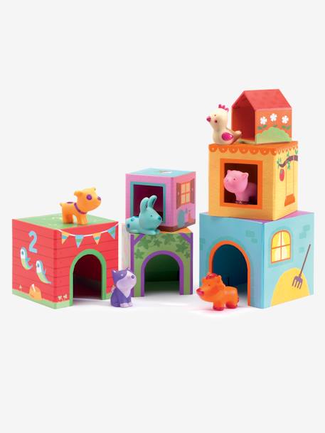 Topanifarm Stacking Cubes, by DJECO Multi 