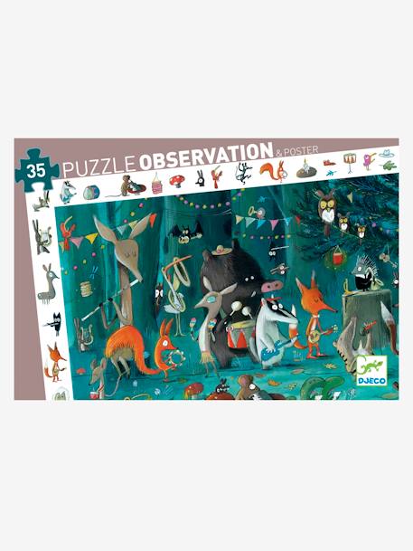 Observation Puzzle The Orchestra, 35 Pieces, by DJECO Multi 