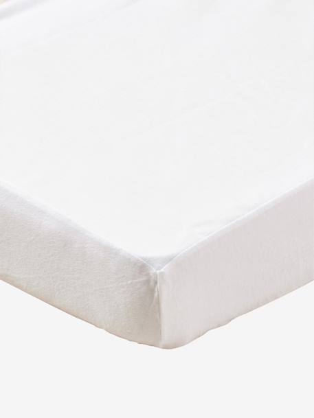 Bi-ome® Waterproof & Hypoallergenic Terry Cloth Mattress Protector White 