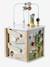 Large FSC® wooden 4 seasons activity cube wood 