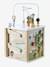 Large FSC® wooden 4 seasons activity cube wood 